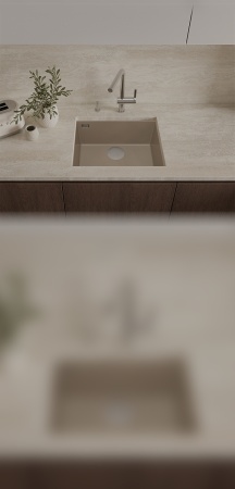 картинка Мойка Rivelato STRIA 5649 1-чаш 560*435 Какао 702 от магазина SEFI