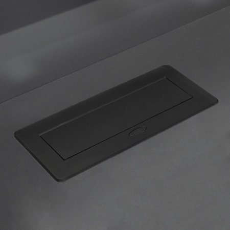 картинка Выдвижной удлинитель NOVA, 3 розетки, черный, AKS от магазина SEFI