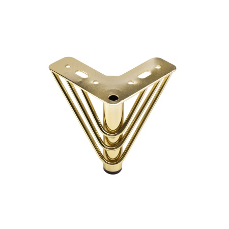 картинка Опора меб. мет. RAY h120 угловая золото AKS от магазина SEFI