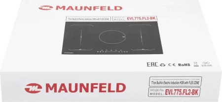 картинка Индукционная варочная панель MAUNFELD EVI.775-FL2-BK от магазина SEFI