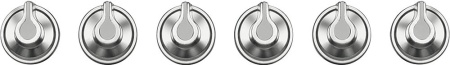 картинка Поворотные переключатели Smeg 6MP1PGF от магазина SEFI