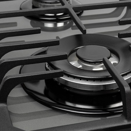 картинка Газовая варочная панель HiSTORY HGG 643C FGR, Дымчатый кристалл от магазина SEFI