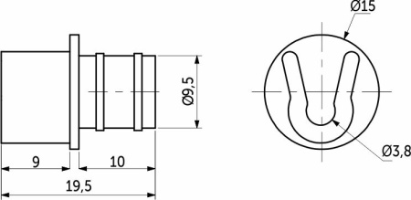 картинка Держатель для сушки ДСП16 РФ, белый РФ от магазина SEFI