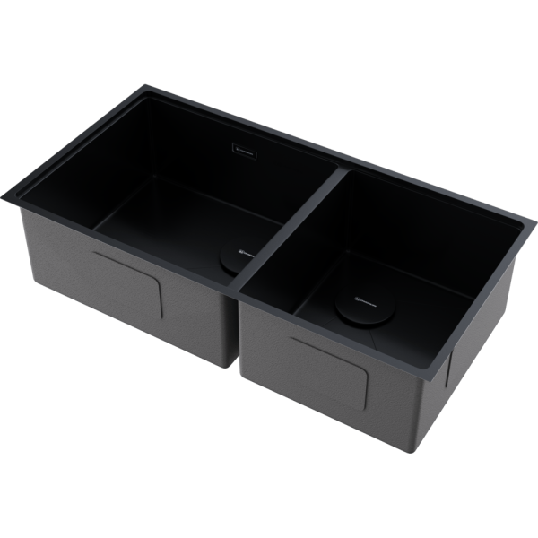 картинка Мойка Omoikiri Taki 85-2-LB-U/IF Side-GB нерж. сталь/графит от магазина SEFI