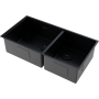 картинка Мойка Omoikiri Taki 85-2-LB-U/IF Side-GB нерж. сталь/графит от магазина SEFI