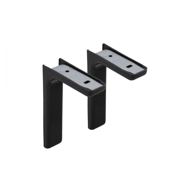 картинка Полкодержатель регоменсоль 12см черный AKS (1кпл=2шт) от магазина SEFI