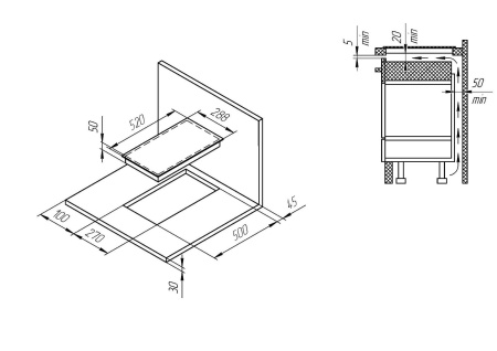 картинка Индукционная варочная панель Домино KUPPERSBERG ICO 302 от магазина SEFI
