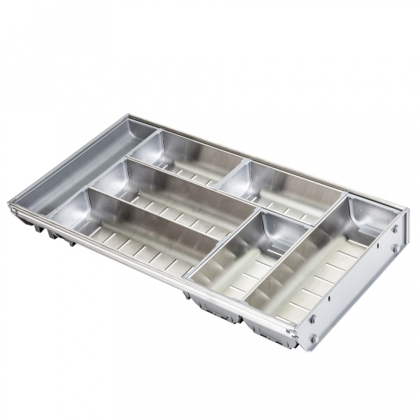картинка Вкладыш 30/550 шуфлядный металлический Organizer нержавеющая сталь (523*280*65) AKS от магазина SEFI