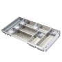 картинка Вкладыш 30/550 шуфлядный металлический Organizer нержавеющая сталь (523*280*65) AKS от магазина SEFI