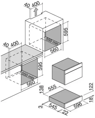 картинка Встраиваемый ящик для подогрева посуды Barazza 1CEEVEN от магазина SEFI
