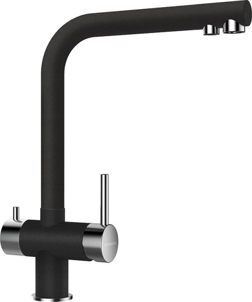 картинка Смеситель Schock Wellus New Cristalite оникс от магазина SEFI