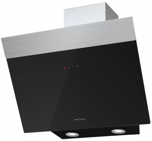 картинка Вытяжка KRONA Kristen 600 black/inox S от магазина SEFI