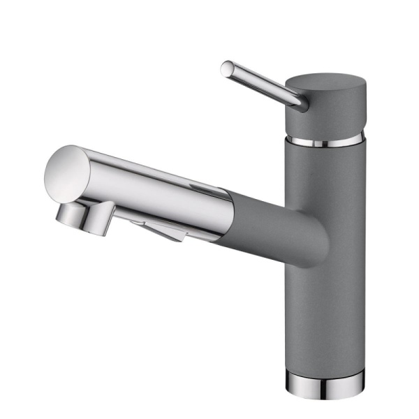 картинка Смеситель для кухни c выдвижной лейкой, EMAR 3012, цвет Алмаз от магазина SEFI