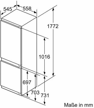 картинка Встраиваемый холодильник Neff KI8865DE0 магазин SEFI являющийся официальным дистрибьютором в России  картинка Встраиваемый холодильник Neff KI8865DE0 от магазина SEFI