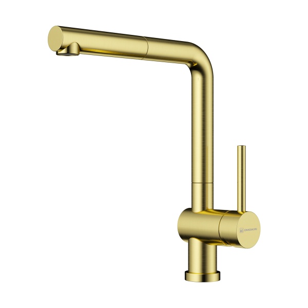 картинка Смеситель Omoikiri Akashi-S-LG латунь/светлое золото от магазина SEFI