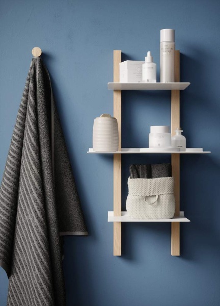 картинка Комплект WAVE, 2 боковые стойки 808мм, 2 полки 300х240, 1 полка 450х240 белые магазин SEFI являющийся официальным дистрибьютором в России  картинка Комплект WAVE, 2 боковые стойки 808мм, 2 полки 300х240, 1 полка 450х240 белые от магазина SEFI