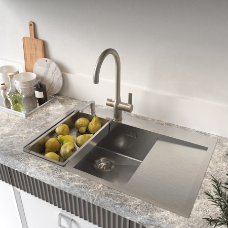 картинка Коландер, нерж. сталь, сатин, 426*231, Китчен Лайн (Kitchen Line), IDDIS, KOL23S0i59 от магазина SEFI