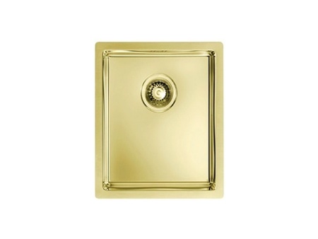 картинка Мойка Alveus QUADRIX 20 MONARCH GOLD 390X450X200 в компл. с выпуском без сиф. от магазина SEFI
