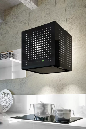 картинка Вытяжка Falmec Rubik isola 43 (450) (с системой E.ion) ECP black от магазина SEFI