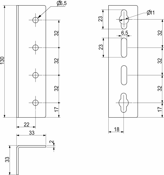 картинка Кроватный угол 33*33*130 РБ от магазина SEFI