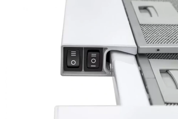 картинка Встраиваемая вытяжка KRONA Kamilla slim 600 white (1 мотор) от магазина SEFI