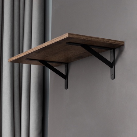 картинка Полкодержатель мет. LINE 250*150*30*4, черный AKS от магазина SEFI