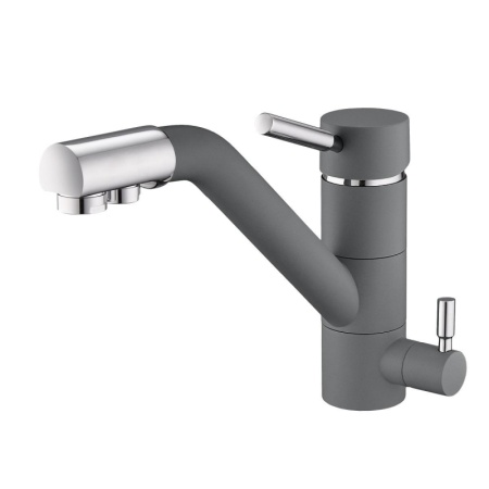 картинка Смеситель для кухни с подключением к фильтру, EMAR ЕС-3008, цвет Алмаз от магазина SEFI