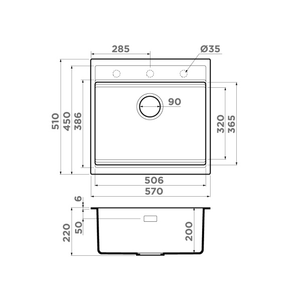 картинка Omoikiri Kitagawa 57-GR Artceramic/leningrad grey от магазина SEFI