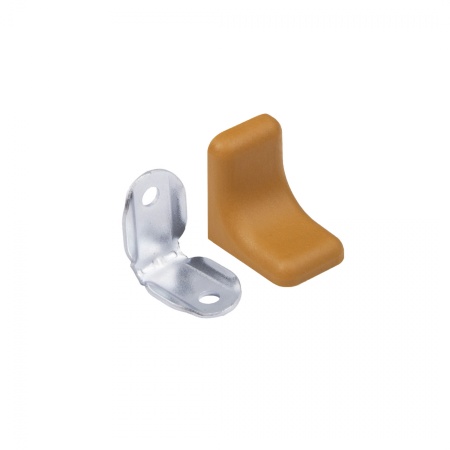 картинка Уголок с металлической основой и пластиковой крышкой ольха 15 (уп/10шт) LUNA от магазина SEFI