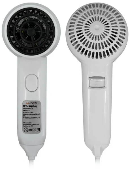 картинка Настенный фен Meyvel MF2-1300 Белый (White) от магазина SEFI