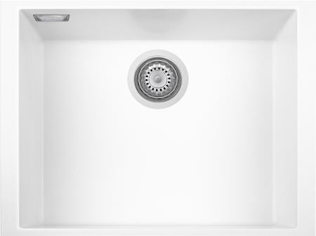 картинка Мойка Rivelato STRIA 6053 1-чаш 600*440 Белый 101 от магазина SEFI