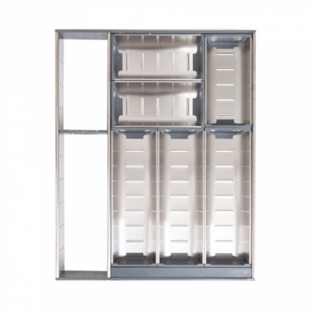 картинка Вкладыш 40/500 шуфлядный металлический Organizer нержавеющая сталь (473*380*65) AKS от магазина SEFI