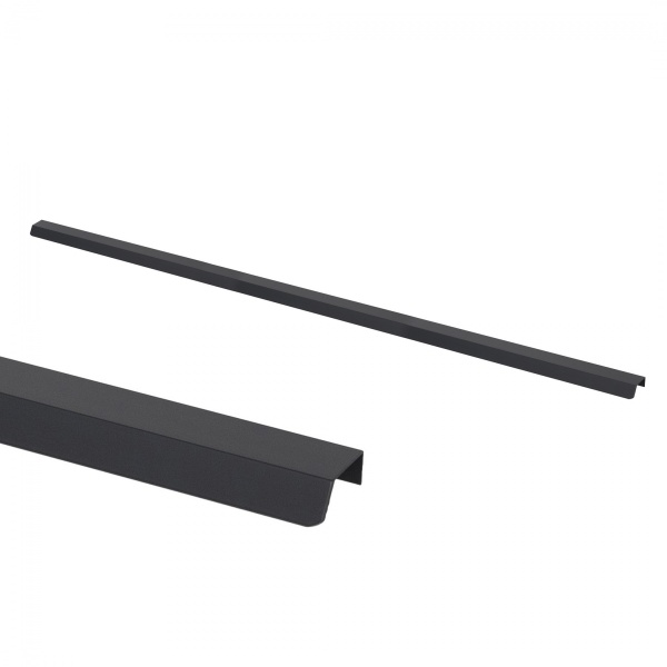 картинка Ручка меб. накладная алюм. GEOS 960/1000 черный матовый, AKS от магазина SEFI