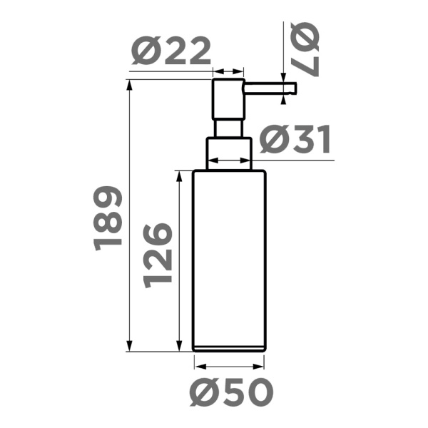 картинка Дозатор Omoikiri OM-06-GB латунь/графит от магазина SEFI