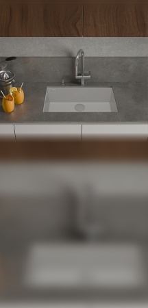 картинка Мойка Rivelato STRIA 7669 1-чаш 760*435 Серый 803 от магазина SEFI