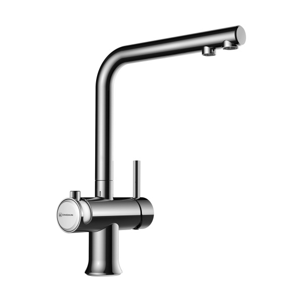 картинка Смеситель Omoikiri Hotaru-CH-WH латунь/хром/белый от магазина SEFI