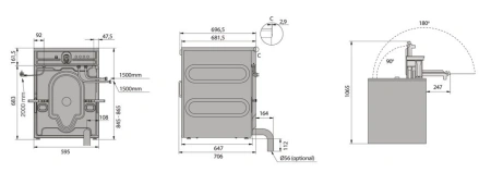 картинка Профессиональная стиральная машина Asko WMC8944VB.T от магазина SEFI