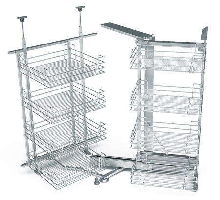 картинка Волшебный уголок Magic-8, металлические корзины Soft-Close, правый от магазина SEFI