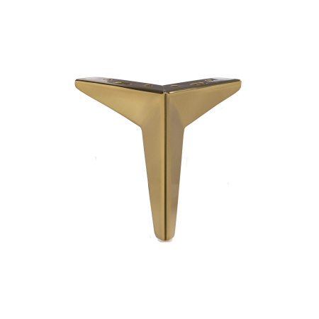 картинка Опора меб. мет. HELLY h150 угловая браш.золото AKS от магазина SEFI