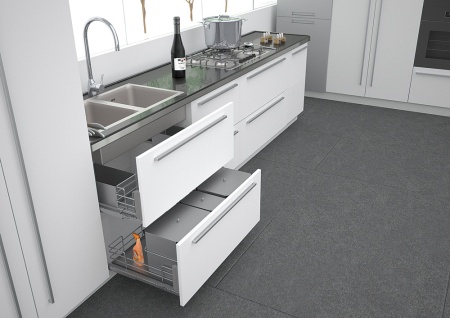 картинка Выдвижная система Lux под мойку от магазина SEFI