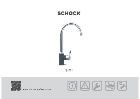 картинка Кухонный смеситель SCHOCK SIMI оникс от магазина SEFI