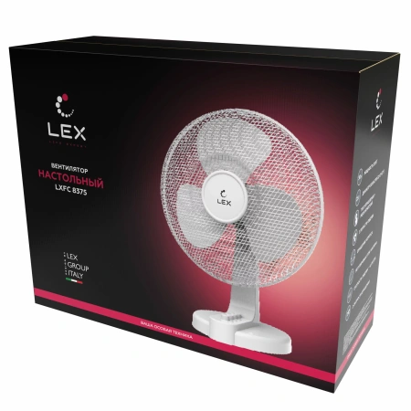картинка Вентилятор настольный LEX LXFC 8375 от магазина SEFI