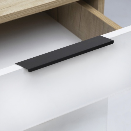 картинка Ручка меб. накладная алюм. INSIDE 96/150 матовый черный, AKS от магазина SEFI