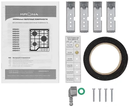 картинка Газовая варочная панель KRONA GALILEO 30 IX от магазина SEFI
