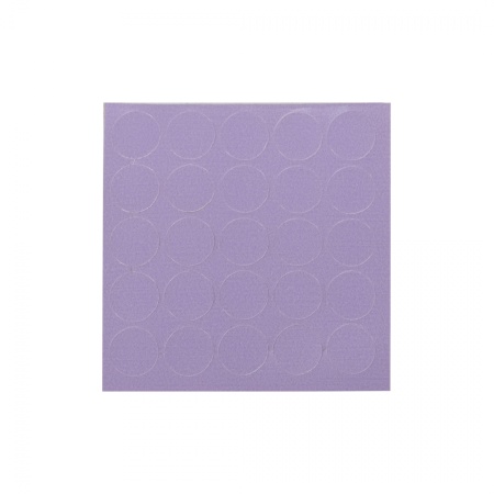 картинка Заглушка самоприлипающая к конфирматам фиолетовый (14081) FOLMAG (лист-25шт.) от магазина SEFI