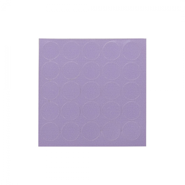 картинка Заглушка самоприлипающая к конфирматам фиолетовый (14081) FOLMAG (лист-25шт.) от магазина SEFI