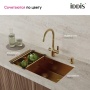 картинка Коландер, нерж. сталь, матовое золото, 426*231, Китчен Лайн (Kitchen Line), IDDIS, KOL23MGi59 от магазина SEFI