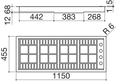 картинка Газовая варочная панель Barazza 1PLB3T от магазина SEFI