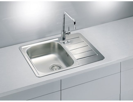 картинка Мойка LINE 110 NAT 90 FI 615X500 в компл. с сифоном 1130551, от магазина SEFI