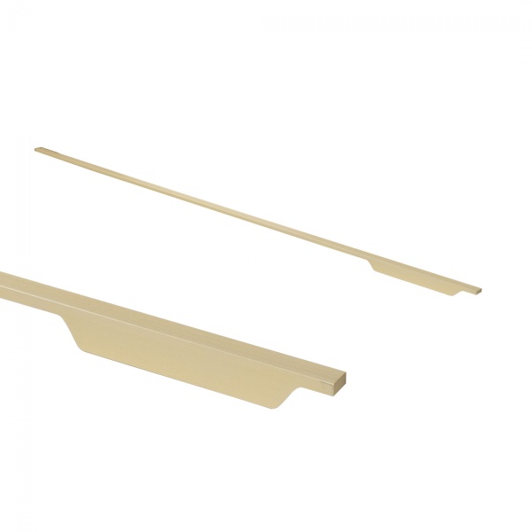 картинка Ручка меб. скоба алюм. ANDROMEDA 1056/1200 матовое браш золото, AKS (правая) от магазина SEFI